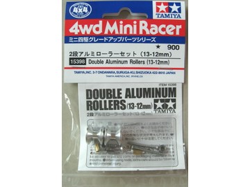 TAMIYA Double Aluminum Rollers (13-12mm) MINI 4WD