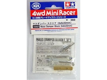 TAMIYA Mass Damper Block 6x6x32 mm MINI 4WD