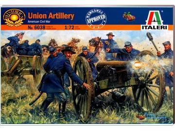 ITALERI AMERICAN CIVIL WAR - UNION ARTIL. 1:72