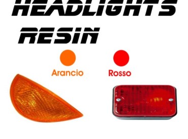  HEADLIGHTS RESIN ARANCIO GR 320