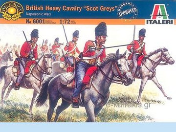 ITALERI NAPOL.WARS: BRITISH HEAVY CAVALRY 1:72