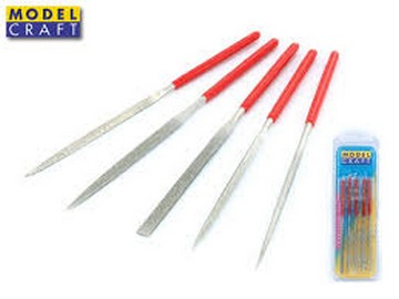 MODEL CRAFT SET OF 5 DIAMOND NEEDLE FILES