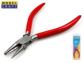 MODEL CRAFT PLIERS CONCAVE+ROUND 130MM