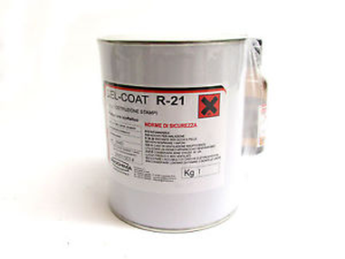 Gel Coat R21 Rosso per Stampi Gr 500